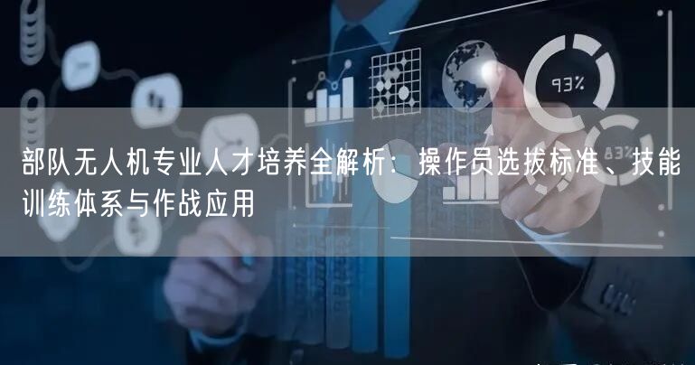 部队无人机专业人才培养全解析:操作员选拔标准、技能训练体系与作战应用 部队无人机专业人才培养全解析:操作员选拔标准、技能训练体系与作战应用