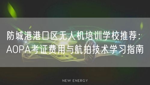 防城港港口区无人机培训学校推荐：AOPA考证费用与航拍技术学习指南