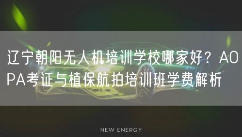 辽宁朝阳无人机培训学校哪家好?AOPA考证与植保航拍培训班学费解析