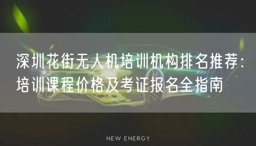 深圳花街无人机培训机构排名推荐:培训课程价格及考证报名全指南