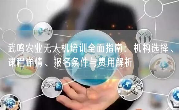 武鸣农业无人机培训全面指南:机构选择、课程详情、报名条件与费用解析