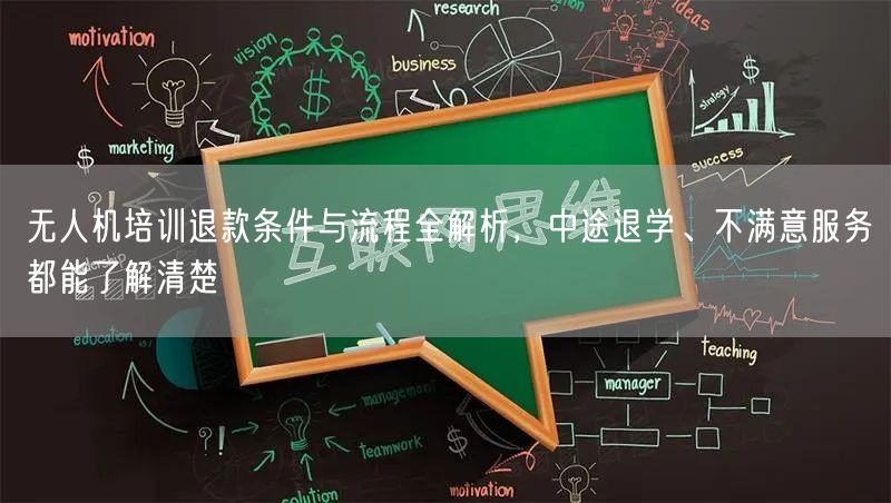 无人机培训退款条件与流程全解析,中途退学、不满意服务都能了解清楚