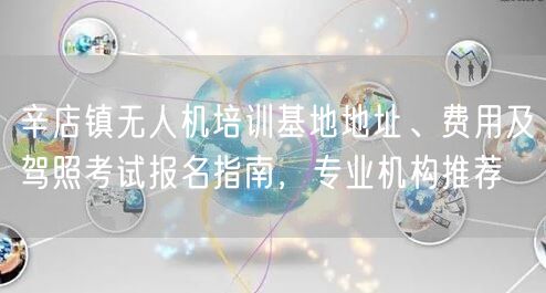 辛店镇无人机培训基地地址、费用及驾照考试报名指南,专业机构推荐