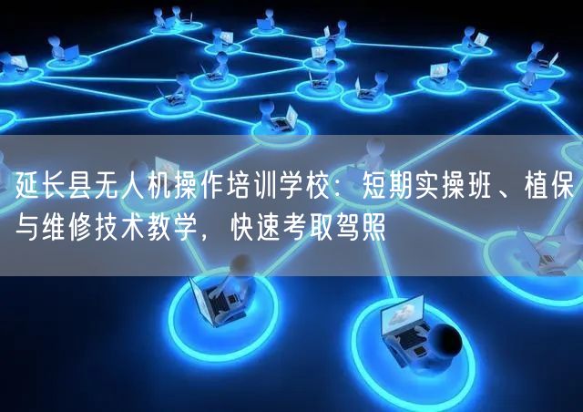 延长县无人机操作培训学校：短期实操班、植保与维修技术教学，快速考取驾照