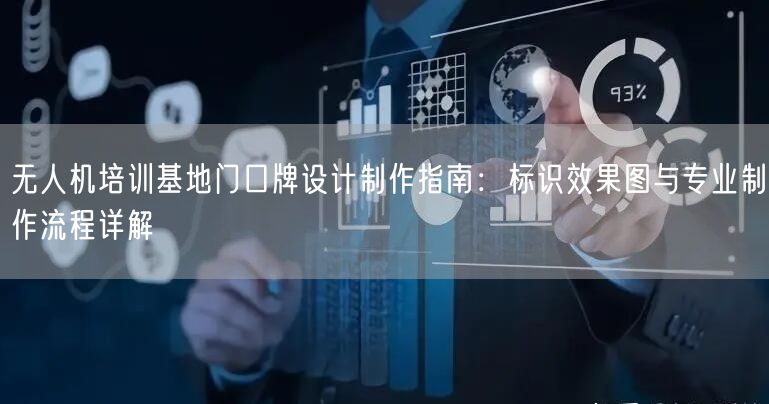 无人机培训基地门口牌设计制作指南:标识效果图与专业制作流程详解 无人机培训基地门口牌设计制作指南:标识效果图与专业制作流程详解