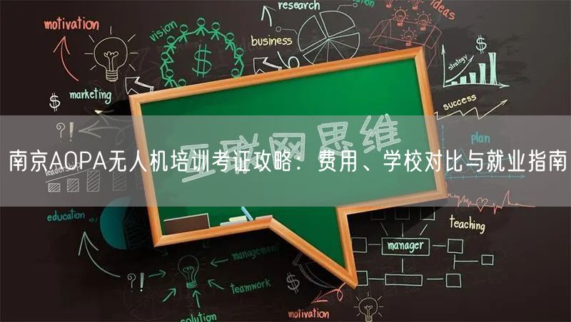 南京AOPA无人机培训考证攻略:费用、学校对比与就业指南