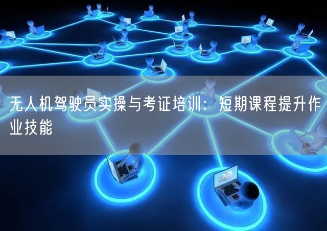 无人机驾驶员实操与考证培训:短期课程提升作业技能