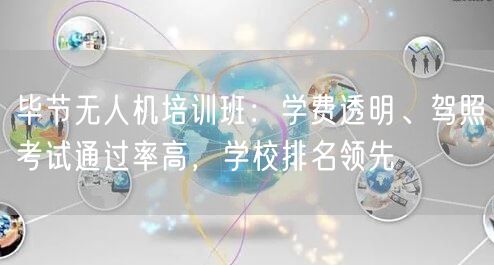 毕节无人机培训班:学费透明、驾照考试通过率高,学校排名领先 毕节无人机培训班:学费透明、驾照考试通过率高,学校排名领先