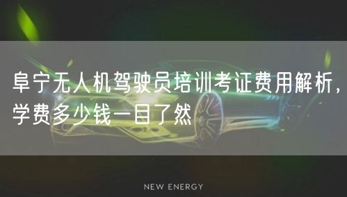 阜宁无人机驾驶员培训考证费用解析,学费多少钱一目了然 阜宁无人机驾驶员培训考证费用解析,学费多少钱一目了然