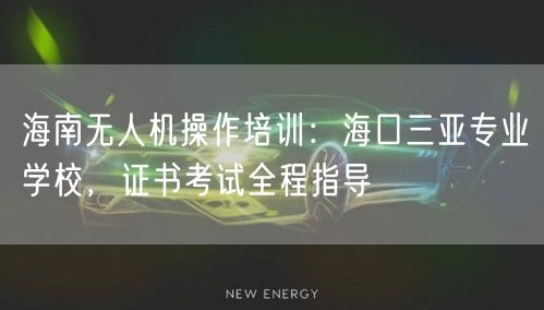 海南无人机操作培训:海口三亚专业学校,证书考试全程指导 海南无人机操作培训:海口三亚专业学校,证书考试全程指导