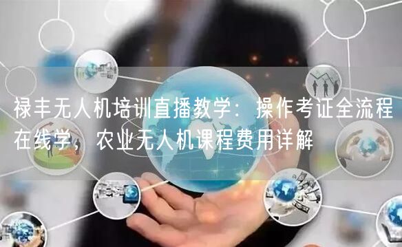 禄丰无人机培训直播教学：操作考证全流程在线学，农业无人机课程费用详解